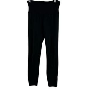 Vuori Womens Rib Studio Legging SM (?) Black High-Rise Ribbed Waistband Yoga